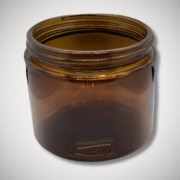 Amber 12oz Wide Mouth Candle Vessel Jar