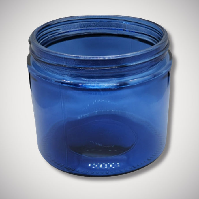 Blue 12oz Wide Mouth Candle Vessel Jar