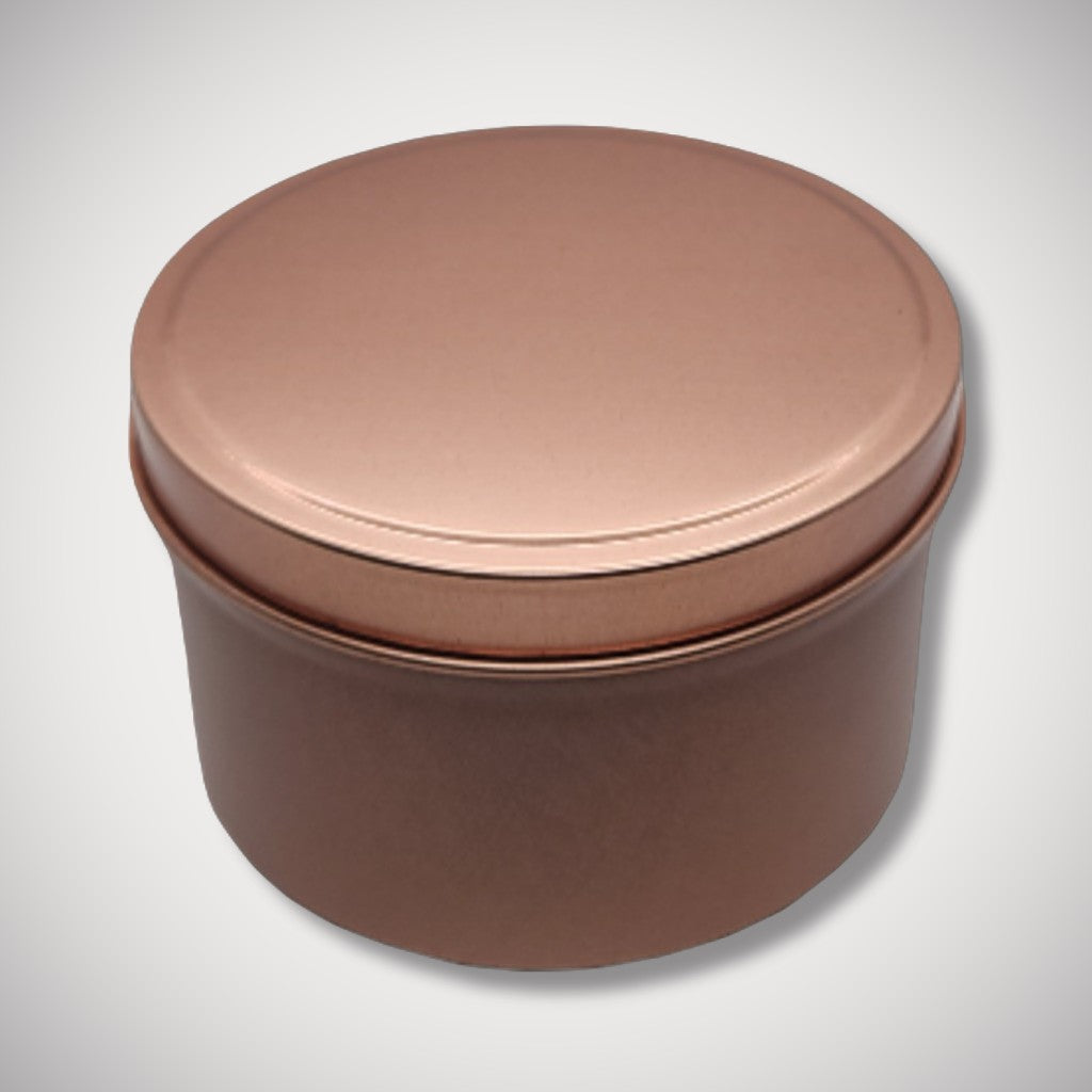 14oz Rose Gold Candle Tin