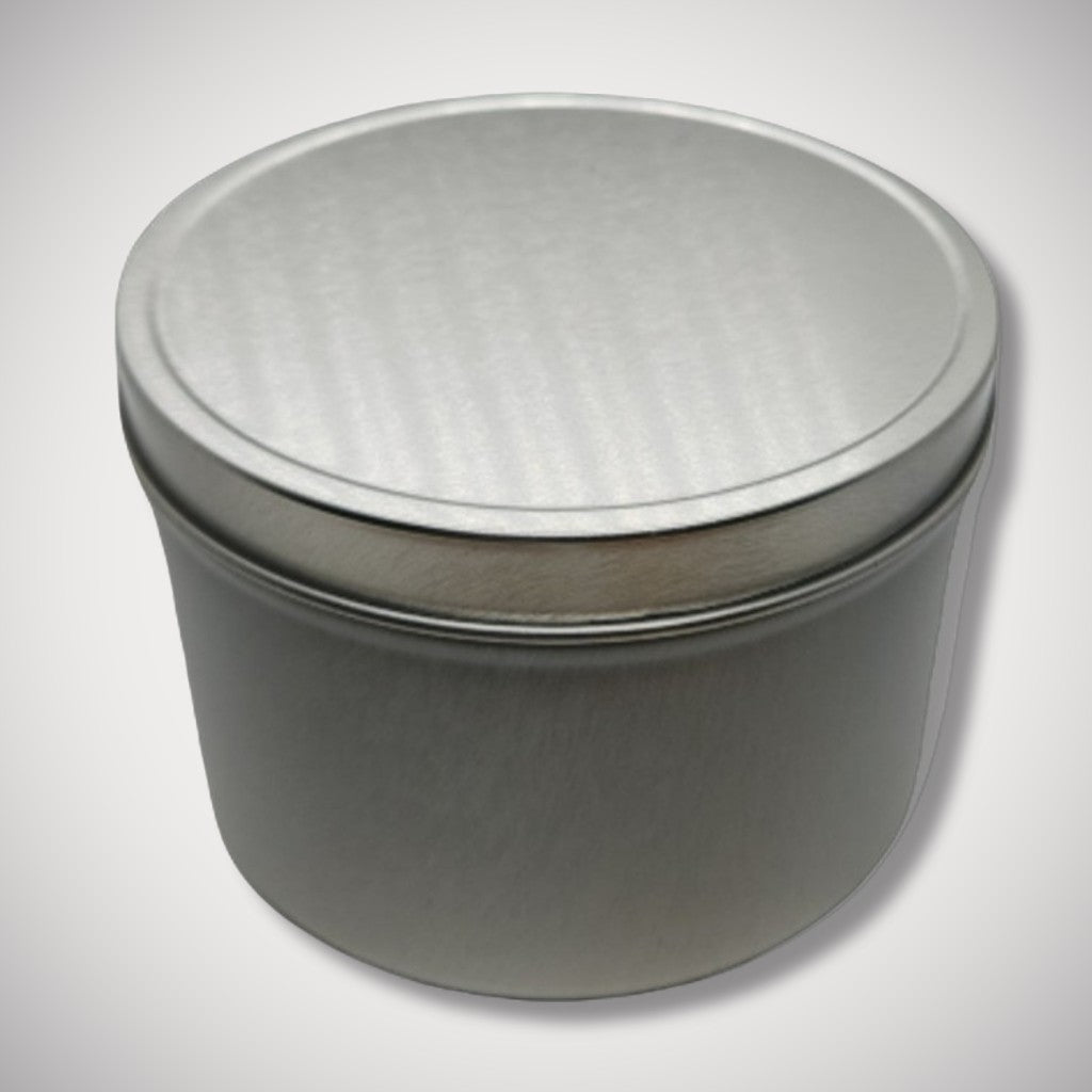 14oz Silver Candle Tin