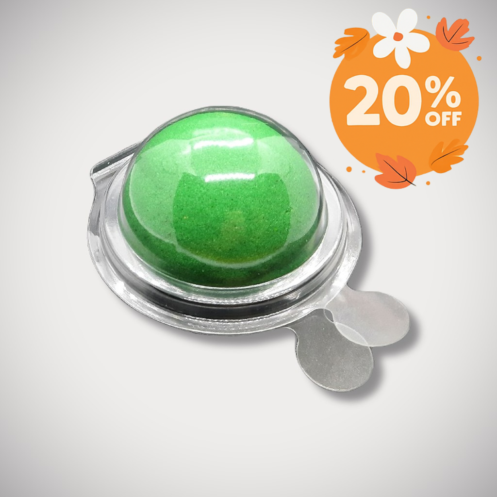 2.25" Diameter Round Bath Bomb Clamshell