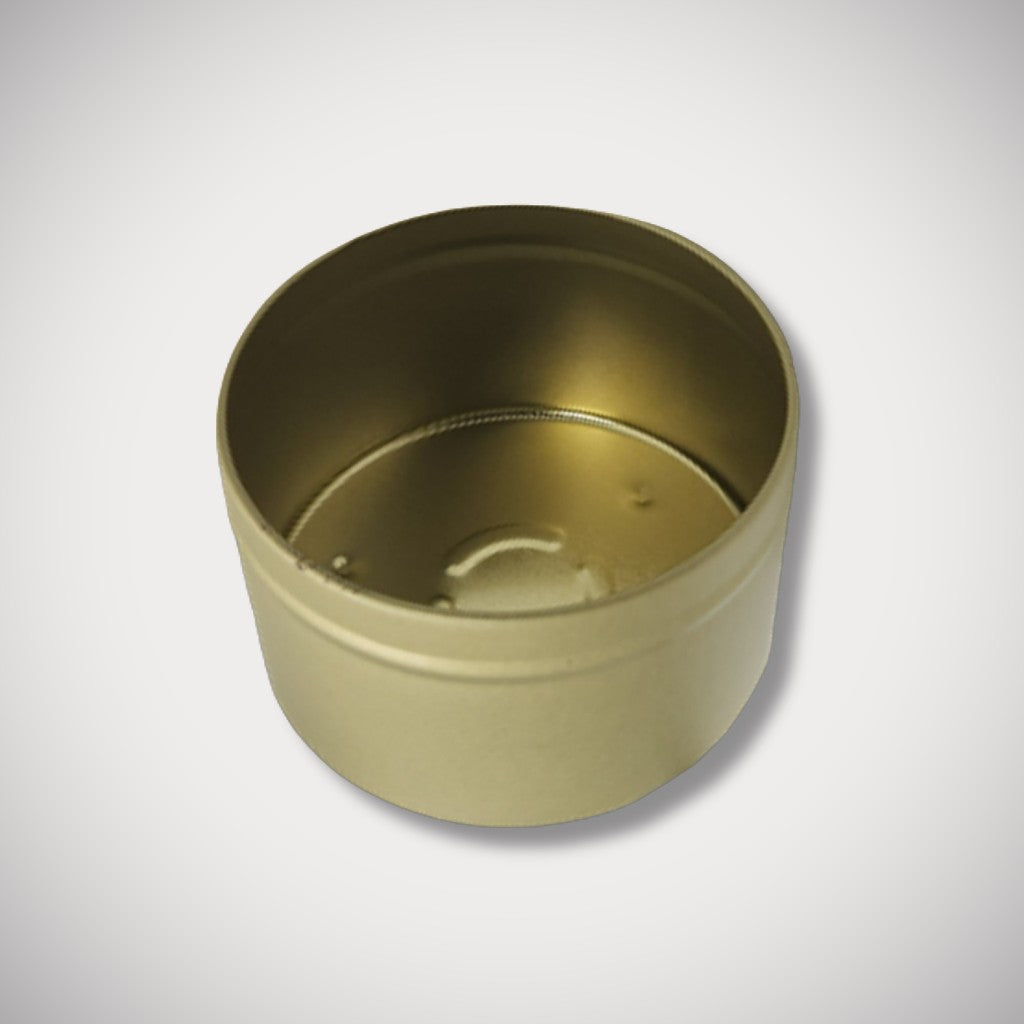 8oz Gold Candle Tin
