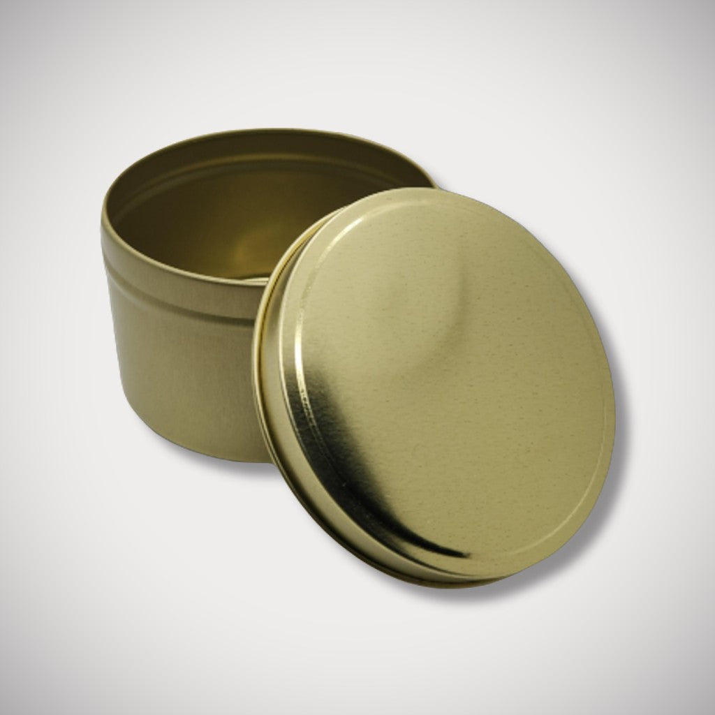 8oz Gold Candle Tin