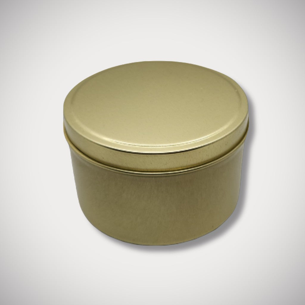 8oz Gold Candle Tin