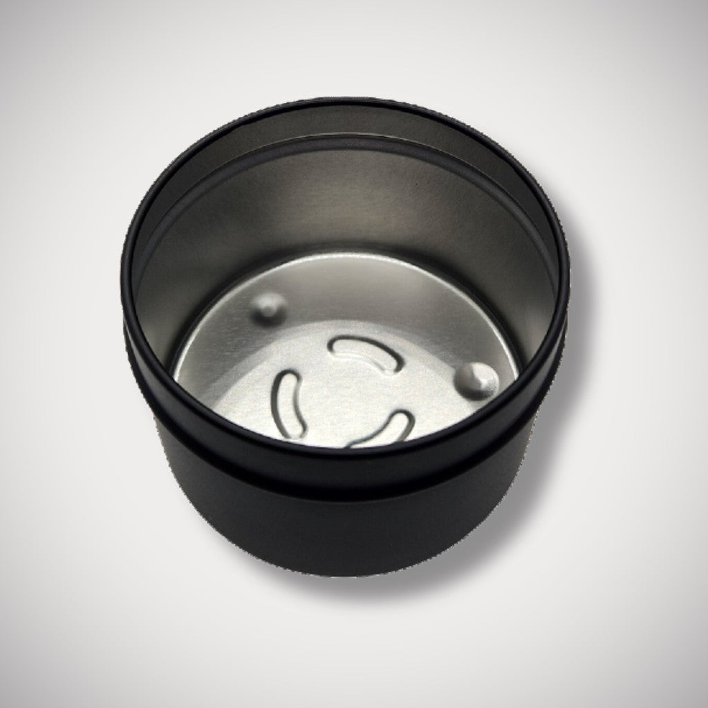 8oz Matte Black Candle Tin