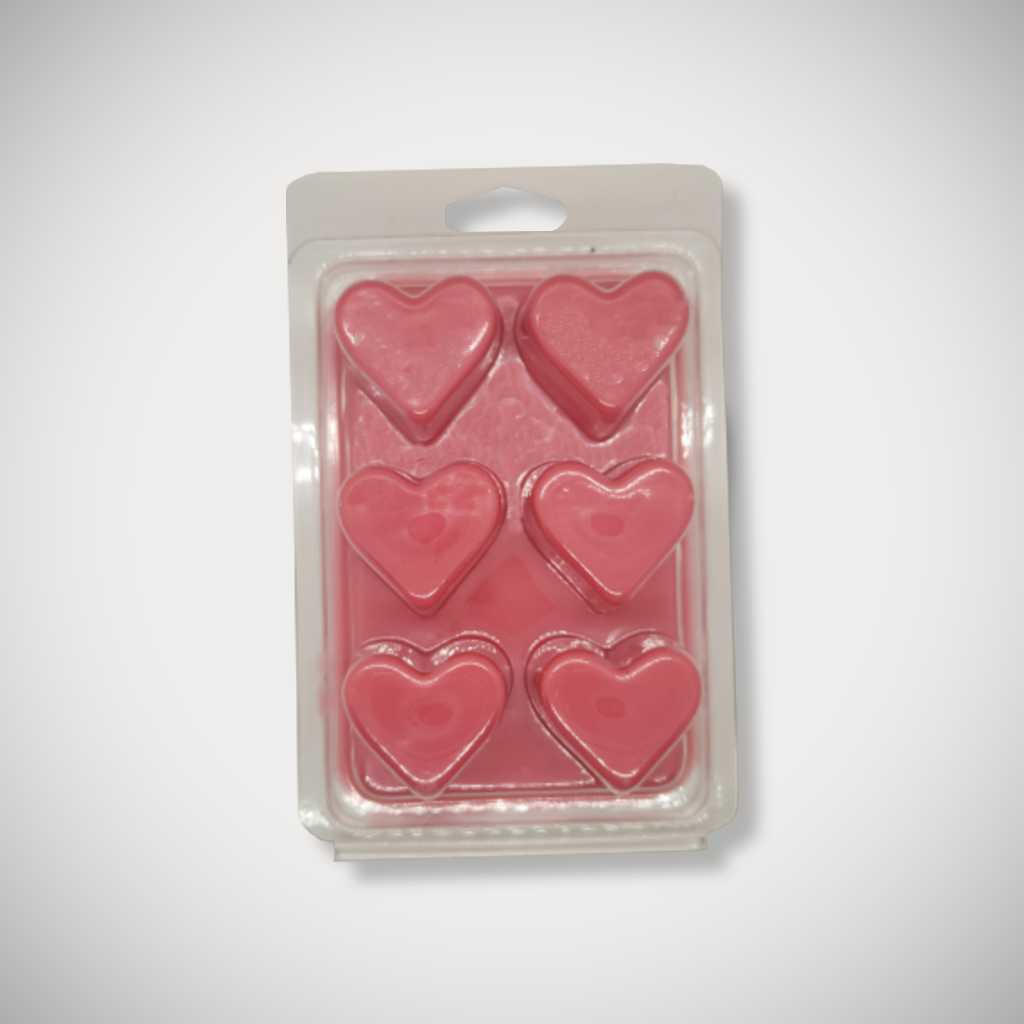 Heart Shape 6 Cavity Clamshell