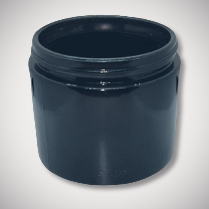 Solid Black 12oz Wide Mouth Candle Vessel Jar
