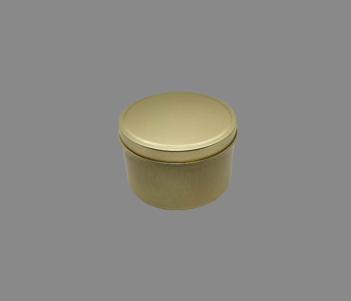 4 OZ GOLD CANDLE TINS