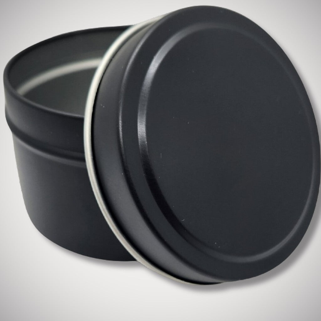 14oz Matte Black Candle Tin