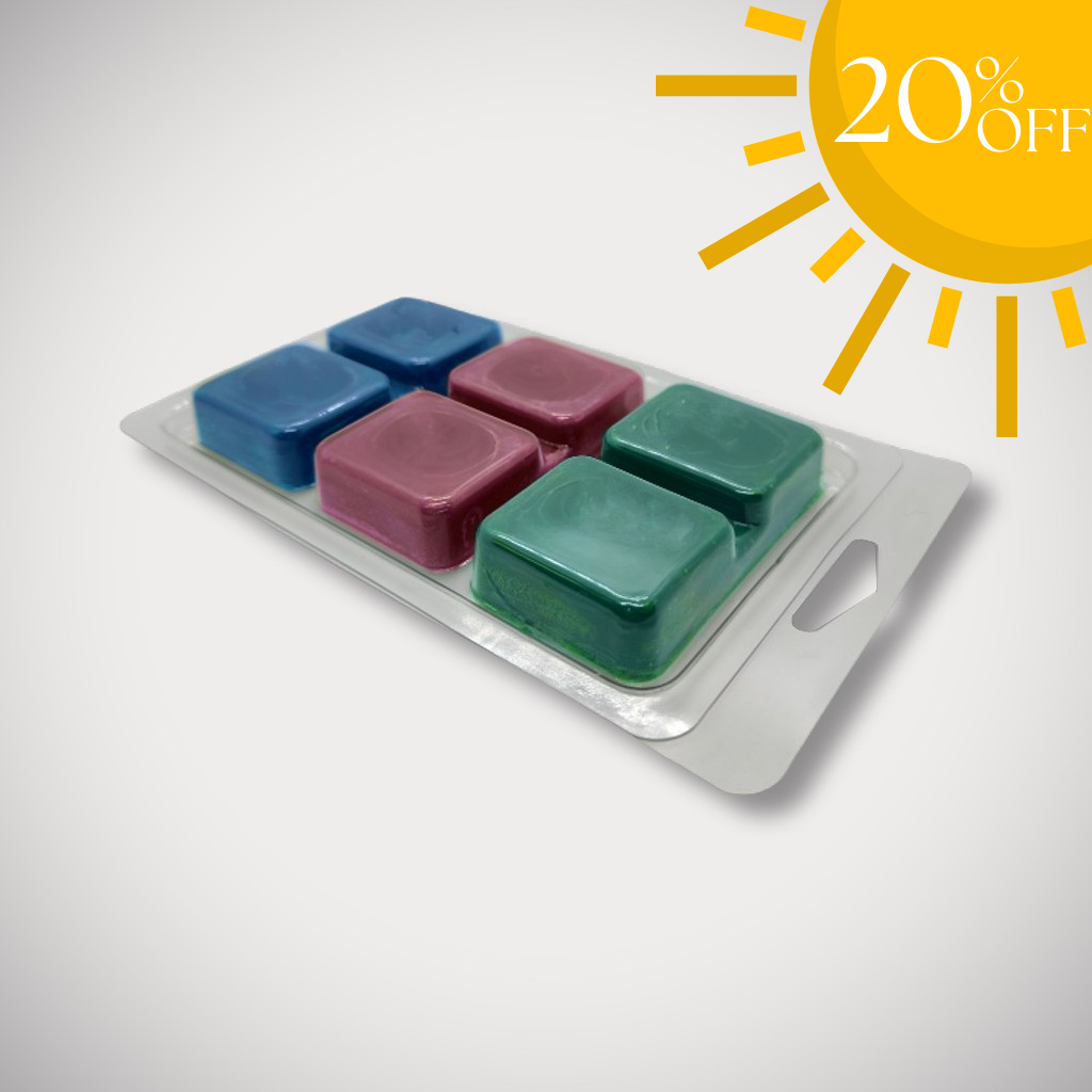(2-Piece) 2.34 oz 3 Section 6-Cavity Clamshell