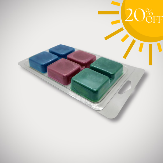 (2-Piece) 2.34 oz 3 Section 6-Cavity Clamshell