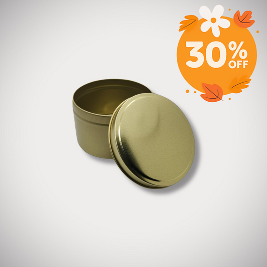 4oz Gold Candle Tin
