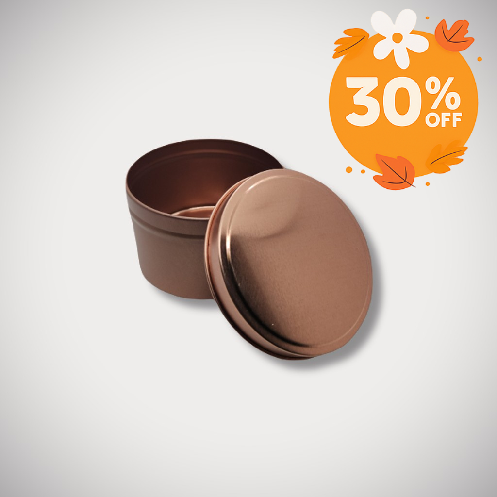4oz Rose Gold Candle Tin