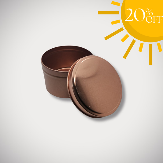 4oz Rose Gold Candle Tin