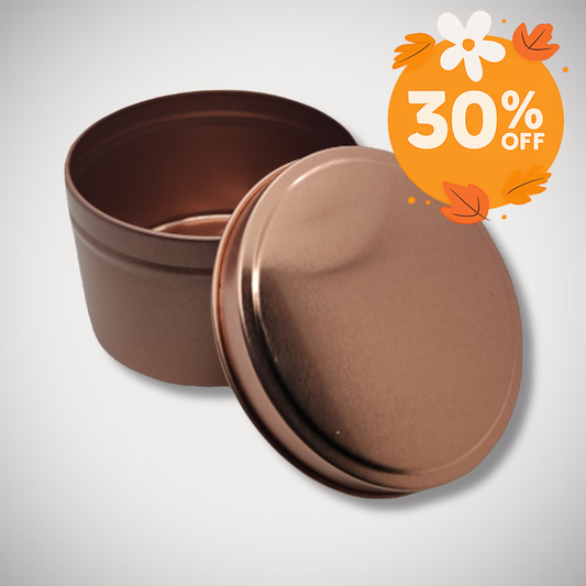 8oz Rose Gold Candle Tin