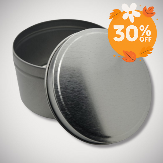 8oz Silver Tin