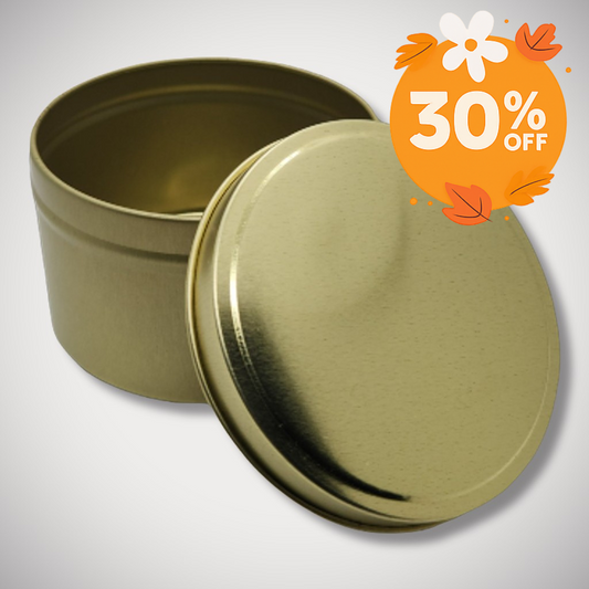 14oz Gold Candle Tin