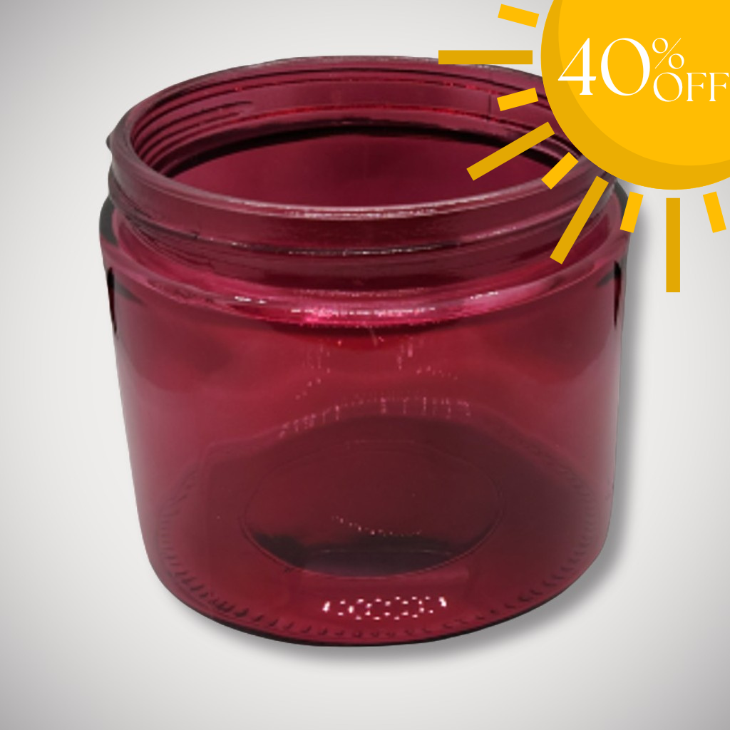Ruby 12oz Wide Mouth Candle Vessel Jar