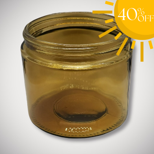Gold 12oz Wide Mouth Candle Vessel Jar