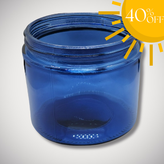Blue 12oz Wide Mouth Candle Vessel Jar