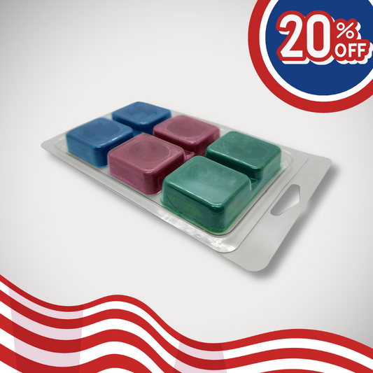 (2-Piece) 2.34 oz 3 Section 6-Cavity Clamshell