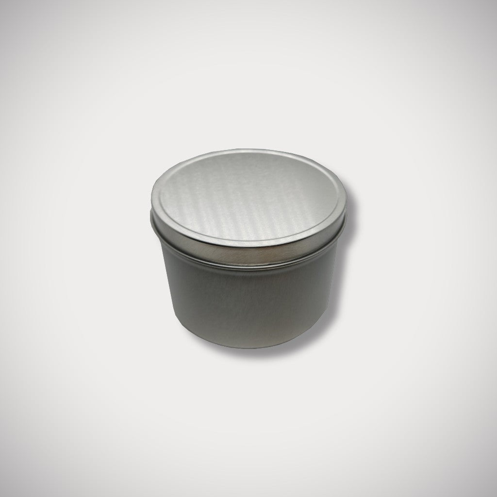 4oz Silver Candle Tin