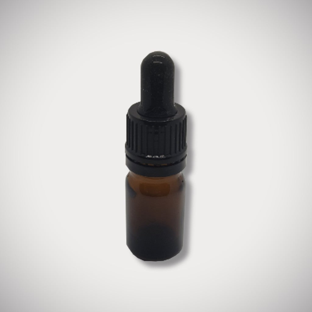 5ml Glass Amber Bottle and Dropper