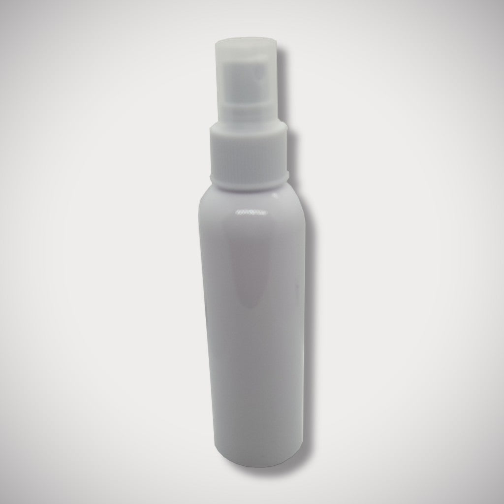 120ml (4oz) White Plastic Bottle and Sprayer