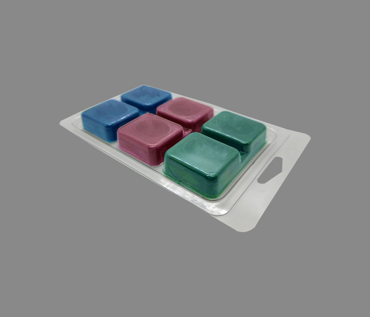 Wax Melt Clamshell - 2.34 oz 3 Section 6-Cavity – Cindarn Packaging