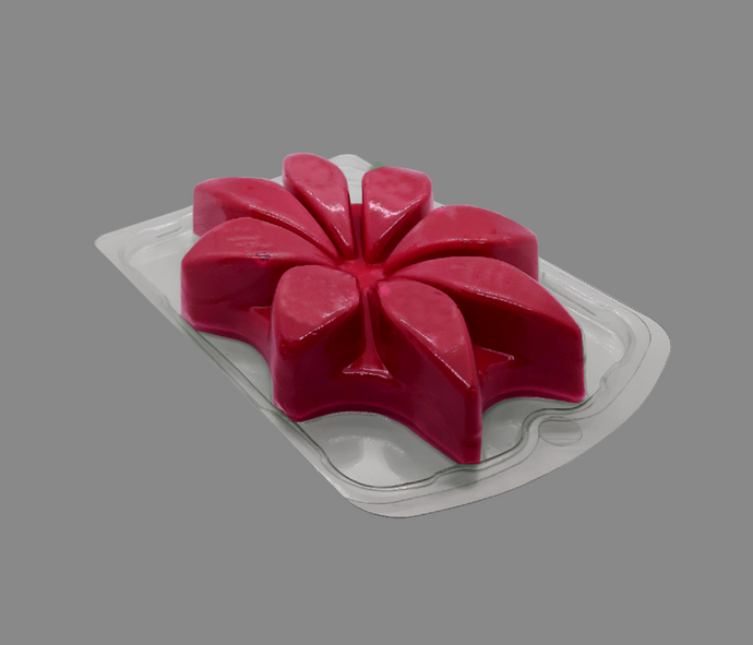 Wax Melt Clamshell - 8 Cavity Floral