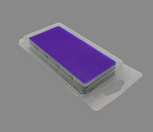 Load image into Gallery viewer, Wax Melt Clamshell - 5 Section Snap Bar

