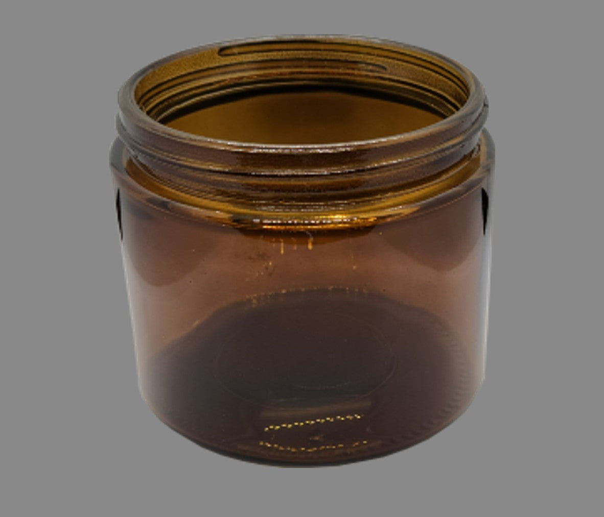 Amber 12oz Wide Mouth Candle Vessel Jar