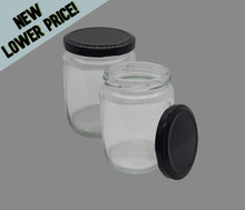 Load image into Gallery viewer, 8 oz Clear Candle Jar Vessel (12 Pack)
