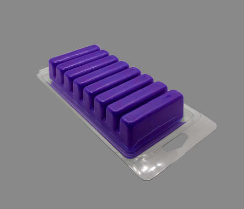 Wax Melt Clamshell - 8 Cavity Snap Bar